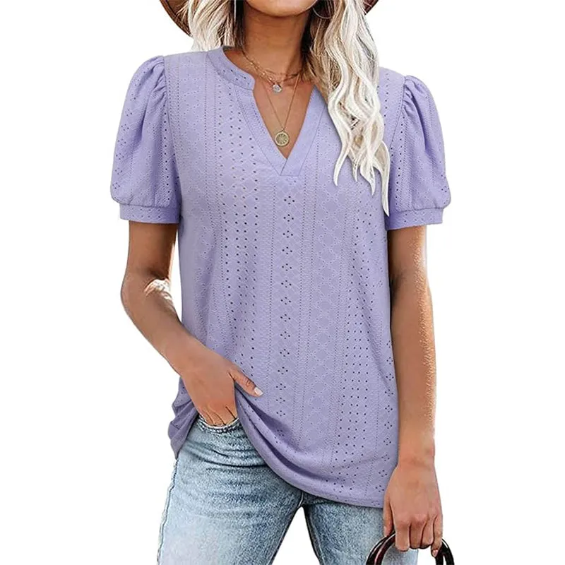 MINGALONDON Womens Short Sleeve T-shirts
