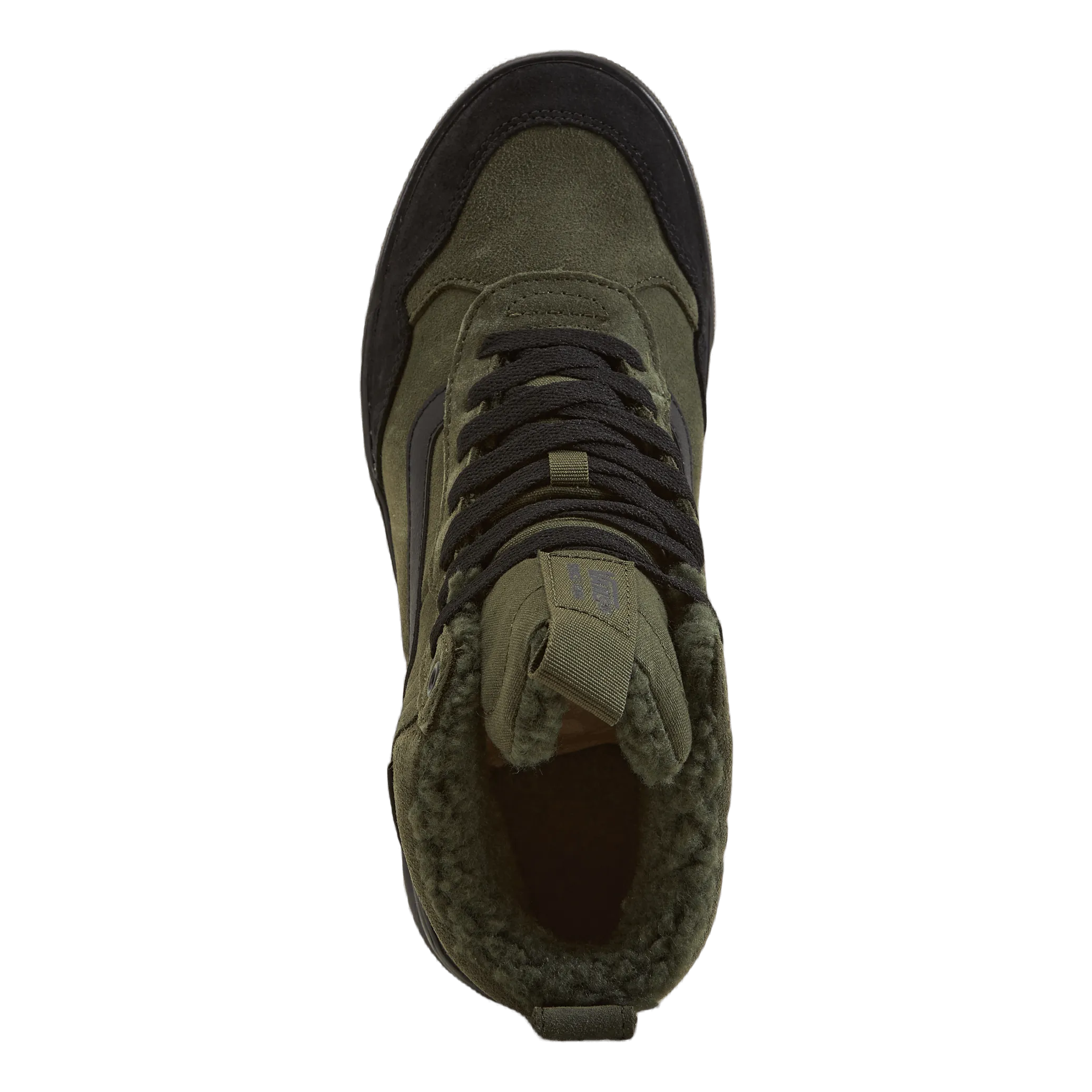 Mn Range Exp Hi Vansguard Sherpa Suede Grape Leaf/black