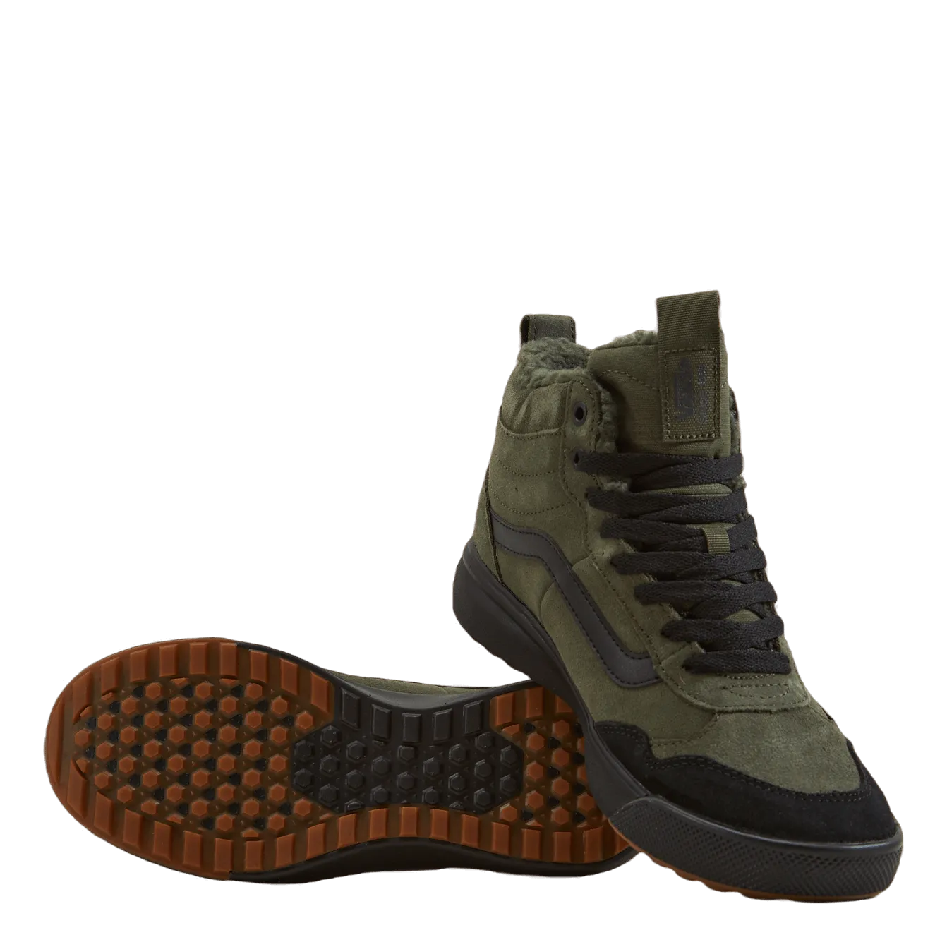 Mn Range Exp Hi Vansguard Sherpa Suede Grape Leaf/black