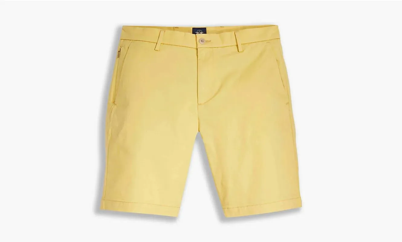 Modern Chino Short Misted Yellow