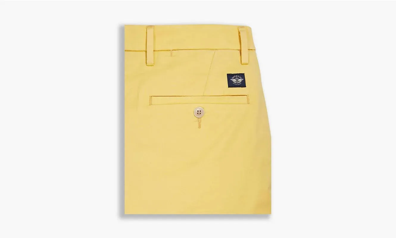 Modern Chino Short Misted Yellow