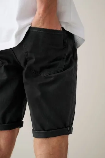 Motionflex 5 Pocket Chino Shorts For Mens Charcoal Grey