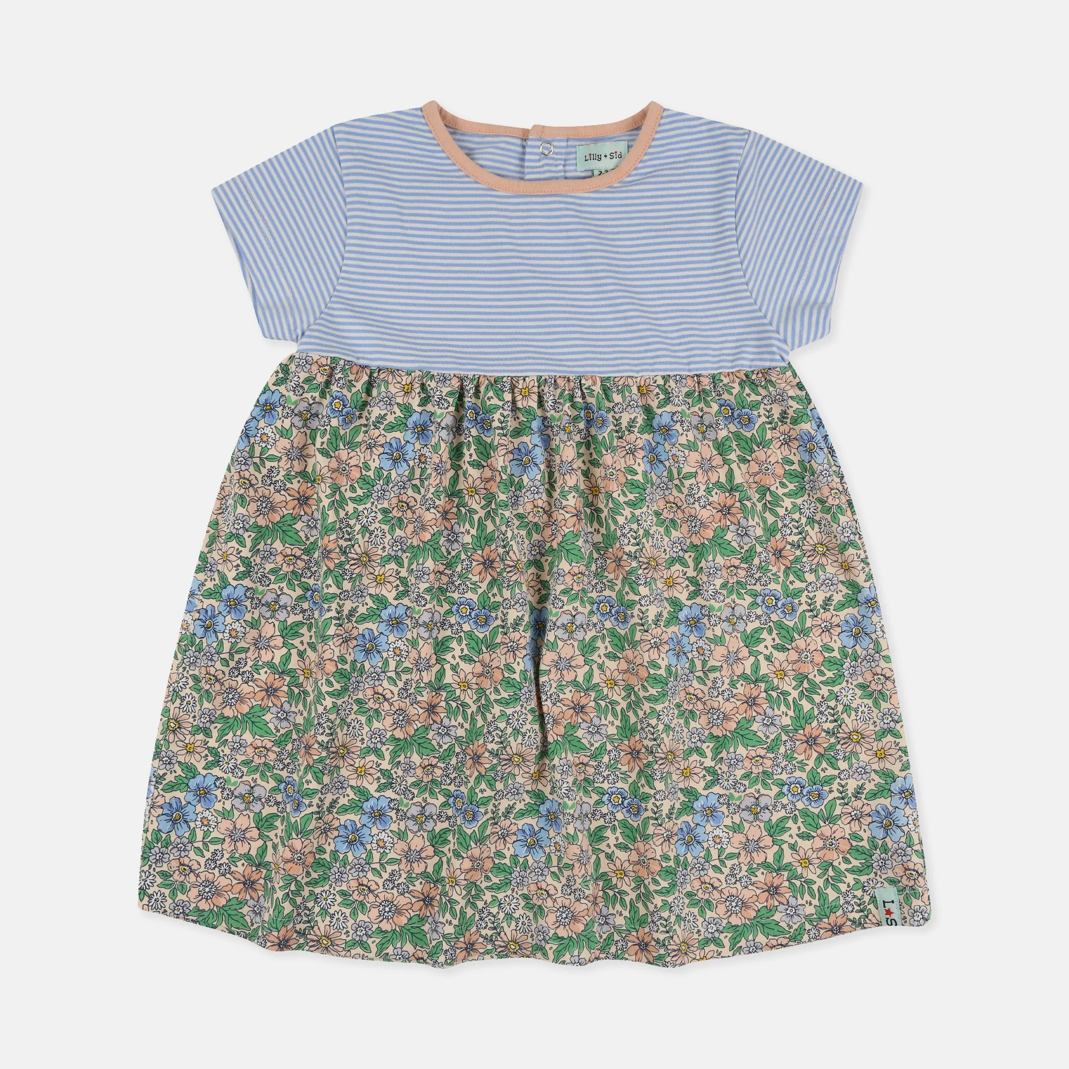 Multicoloured Floral Print Dress