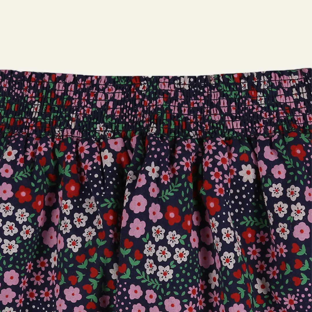 Multicoloured Floral Print Skirt