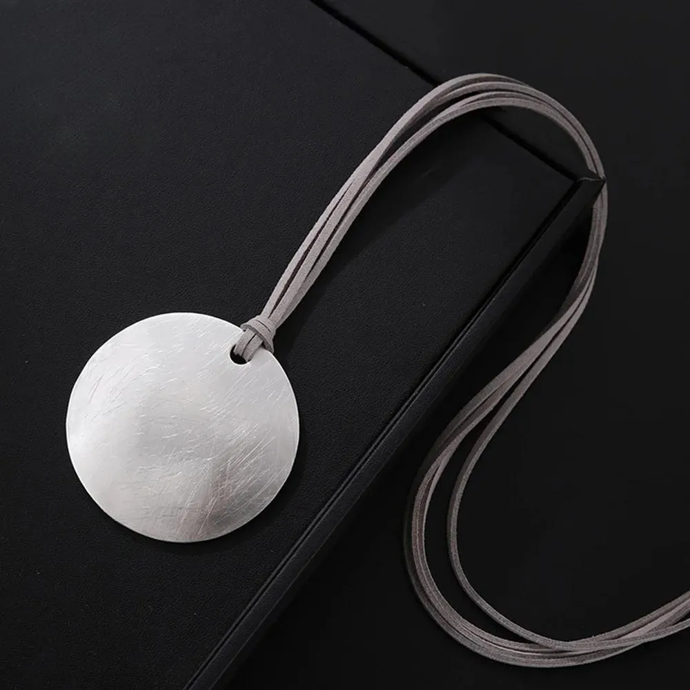 New Trendy Silver Color Statement Necklace for Women