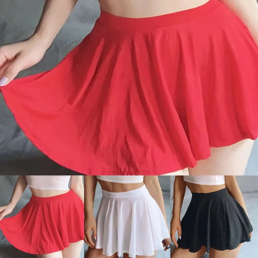 New Women's Fashion Summer High Waist Pleated Skirt Students School Uniform Plaid Skirts Female Skirts Cosplay Costumes