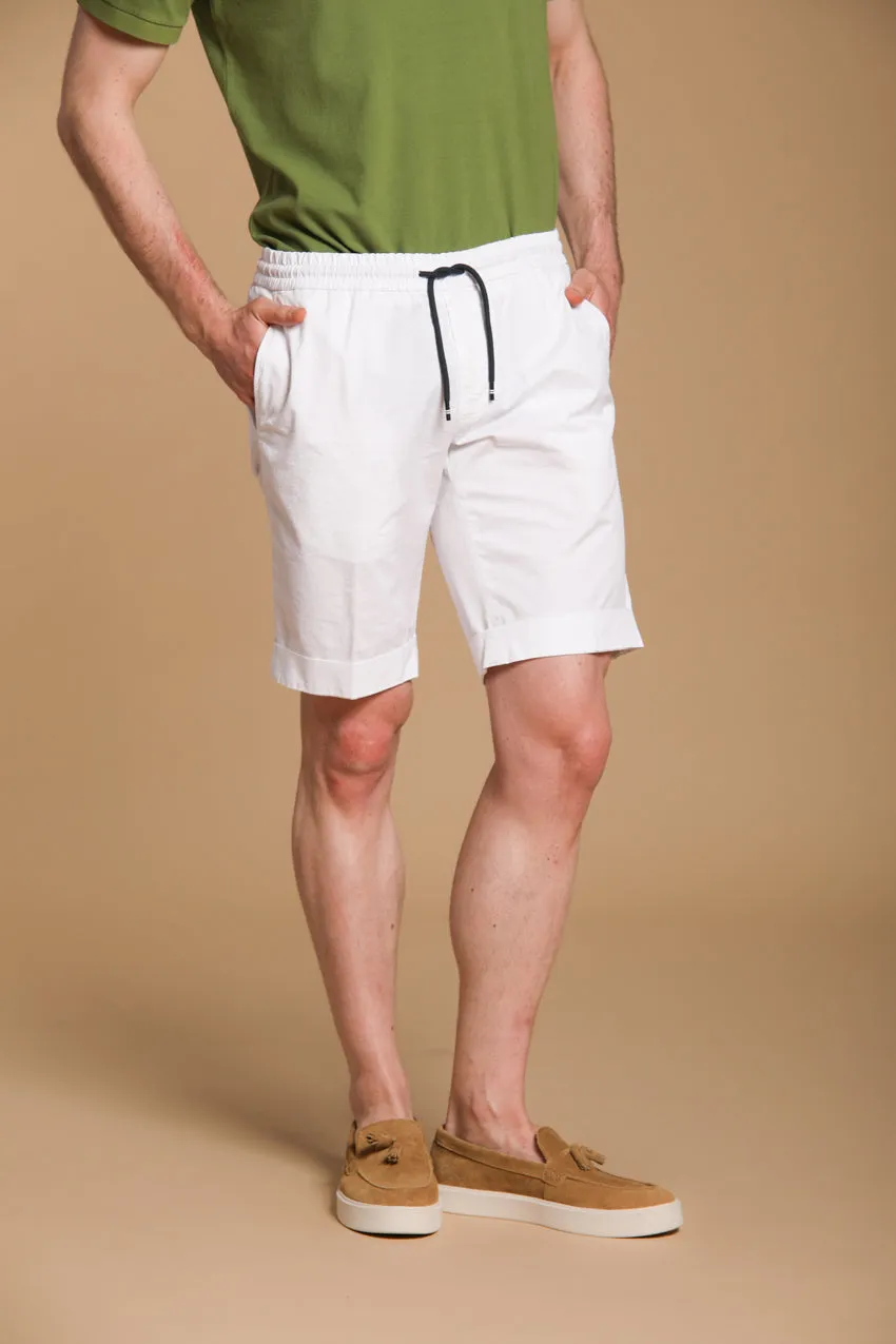 New York Sack men's chino jogger bermuda shorts in Pima Cotton Regular fit