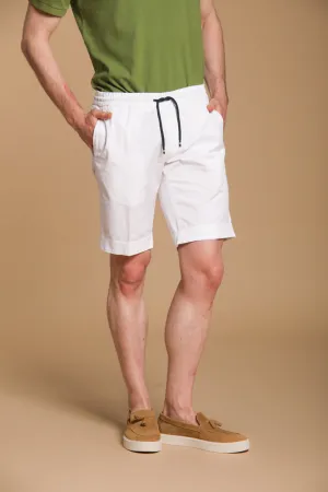 New York Sack men's chino jogger bermuda shorts in Pima Cotton Regular fit