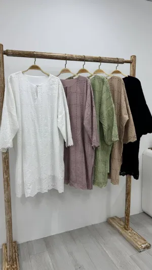 Nia Eyelet Tunic