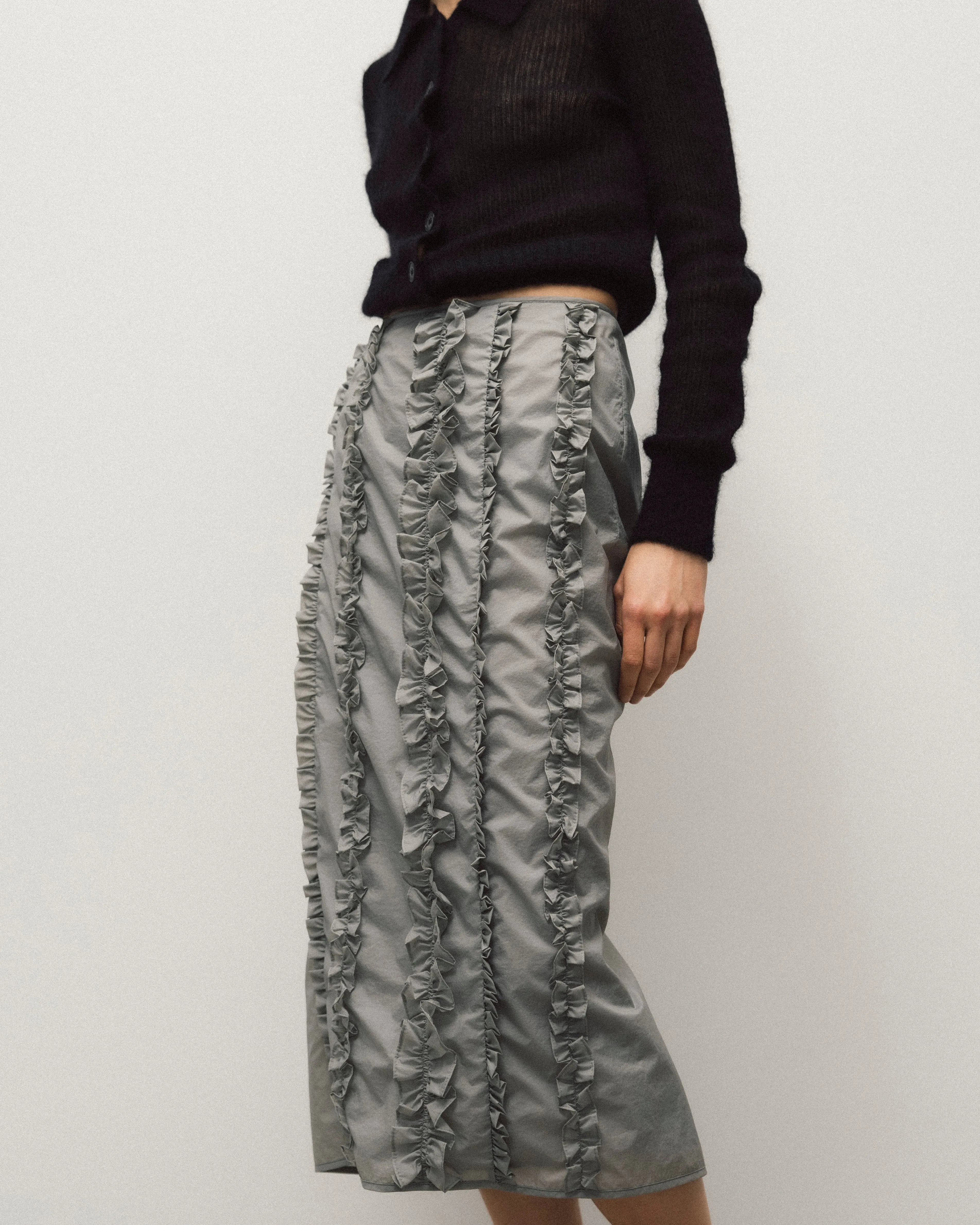 OCEAN | SKIRT SHEER RIPSTOP GREY NONA