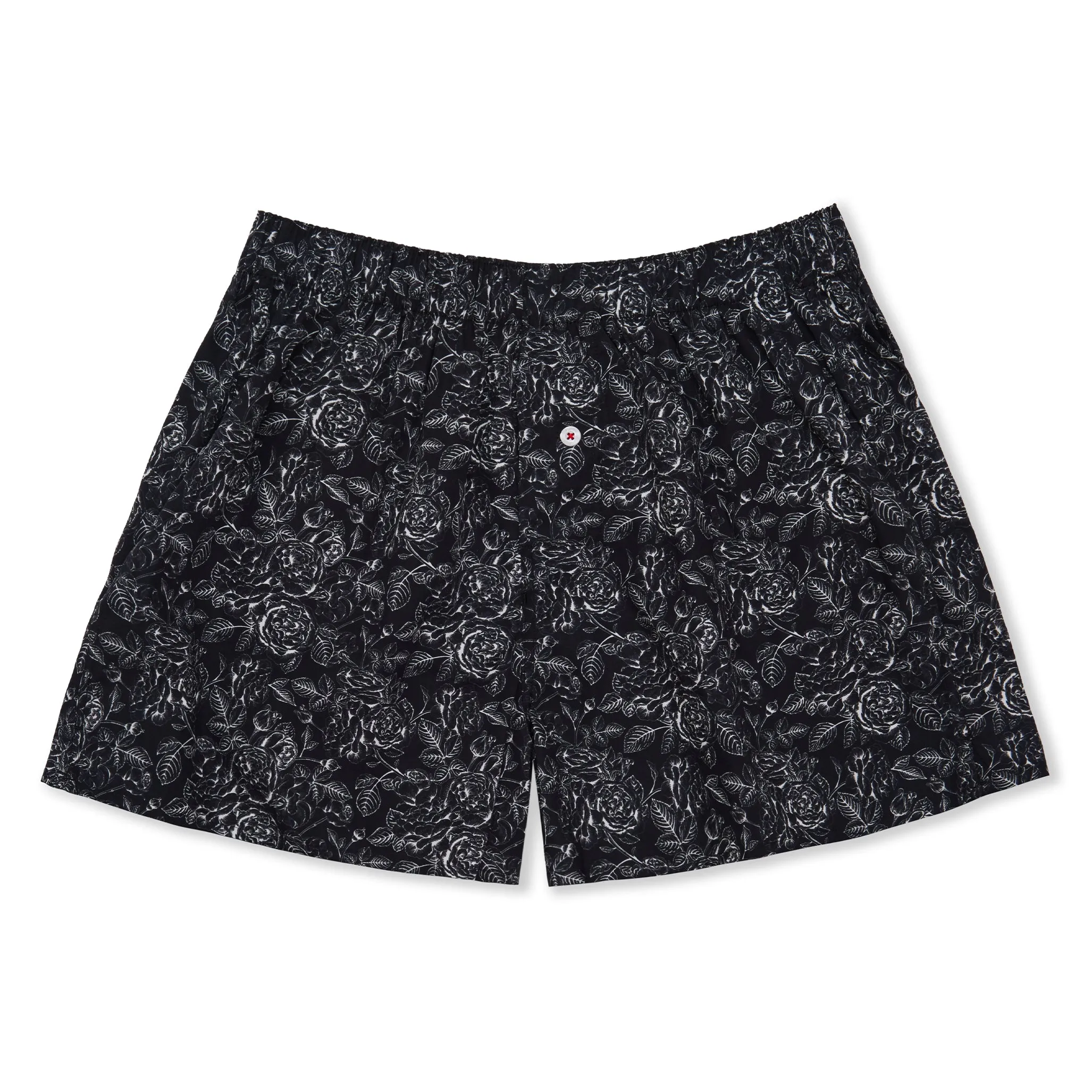 Organic Cotton Rose Boxer Shorts