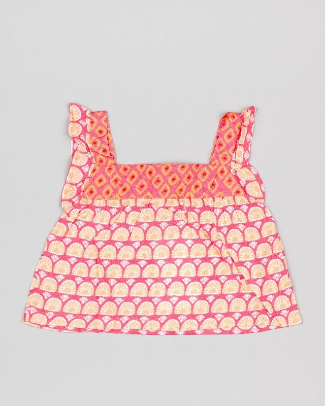 Peach & Coral Swing Tank