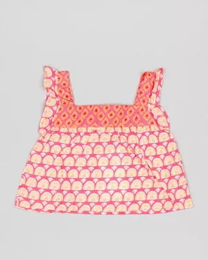 Peach & Coral Swing Tank