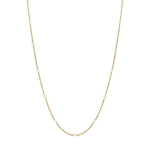 Pearl Station Necklace