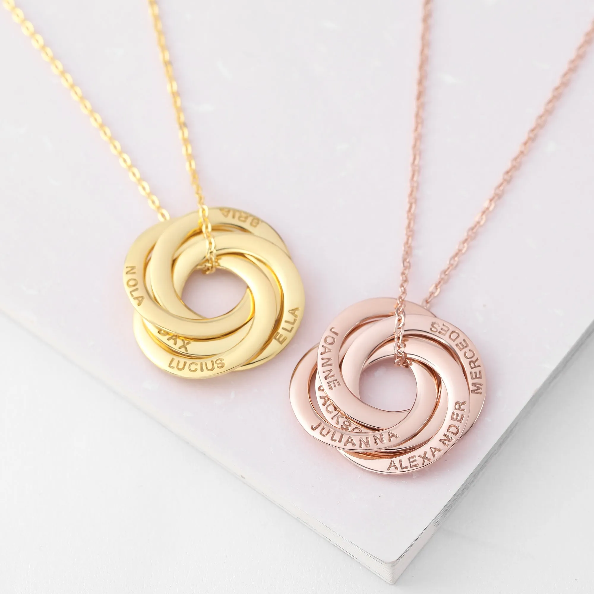 personalised childrens silver necklaces
