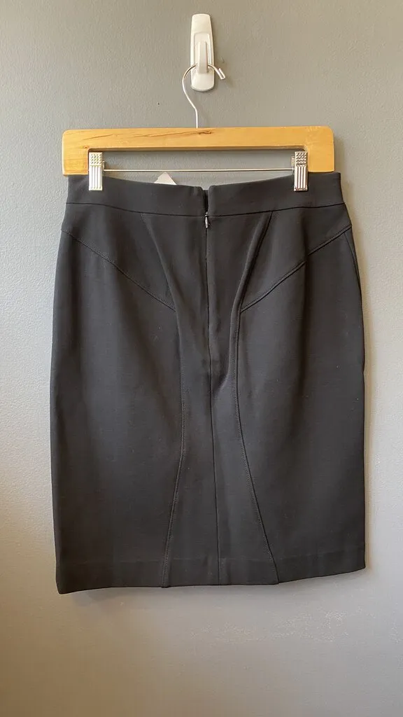 Petite Ponte Knit Pencil Skirt