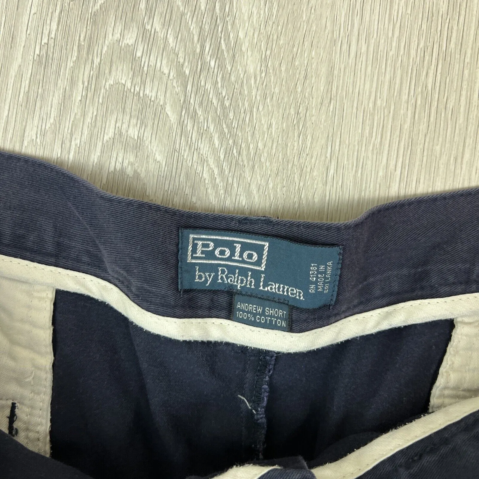 Polo Ralph Lauren Men’s Navy Blue Andrew Shorts Size 42 (2 Pairs)