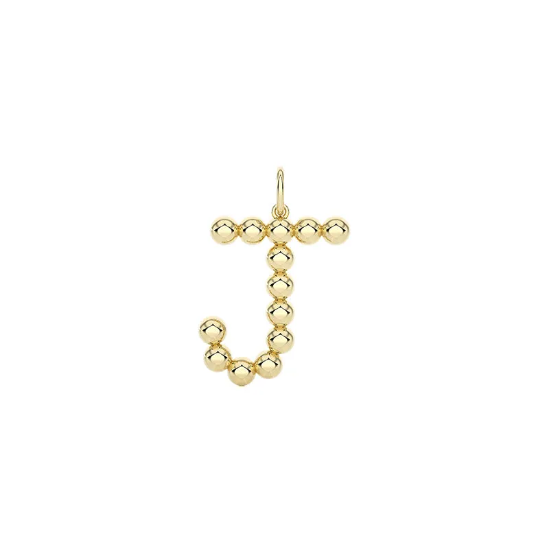 POPPY RAE LARGE PEBBLE INITIAL NECKLACE