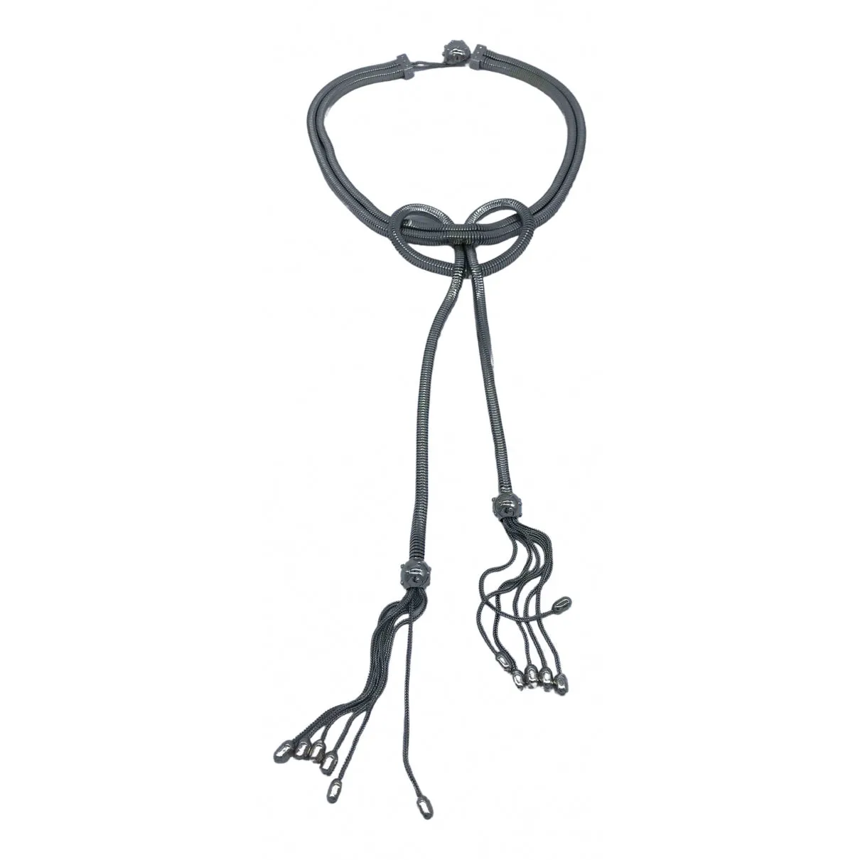 Prada silver silver necklaces