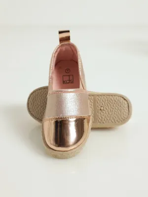 Pre-Girls Espadrille Pump - Rose Gold