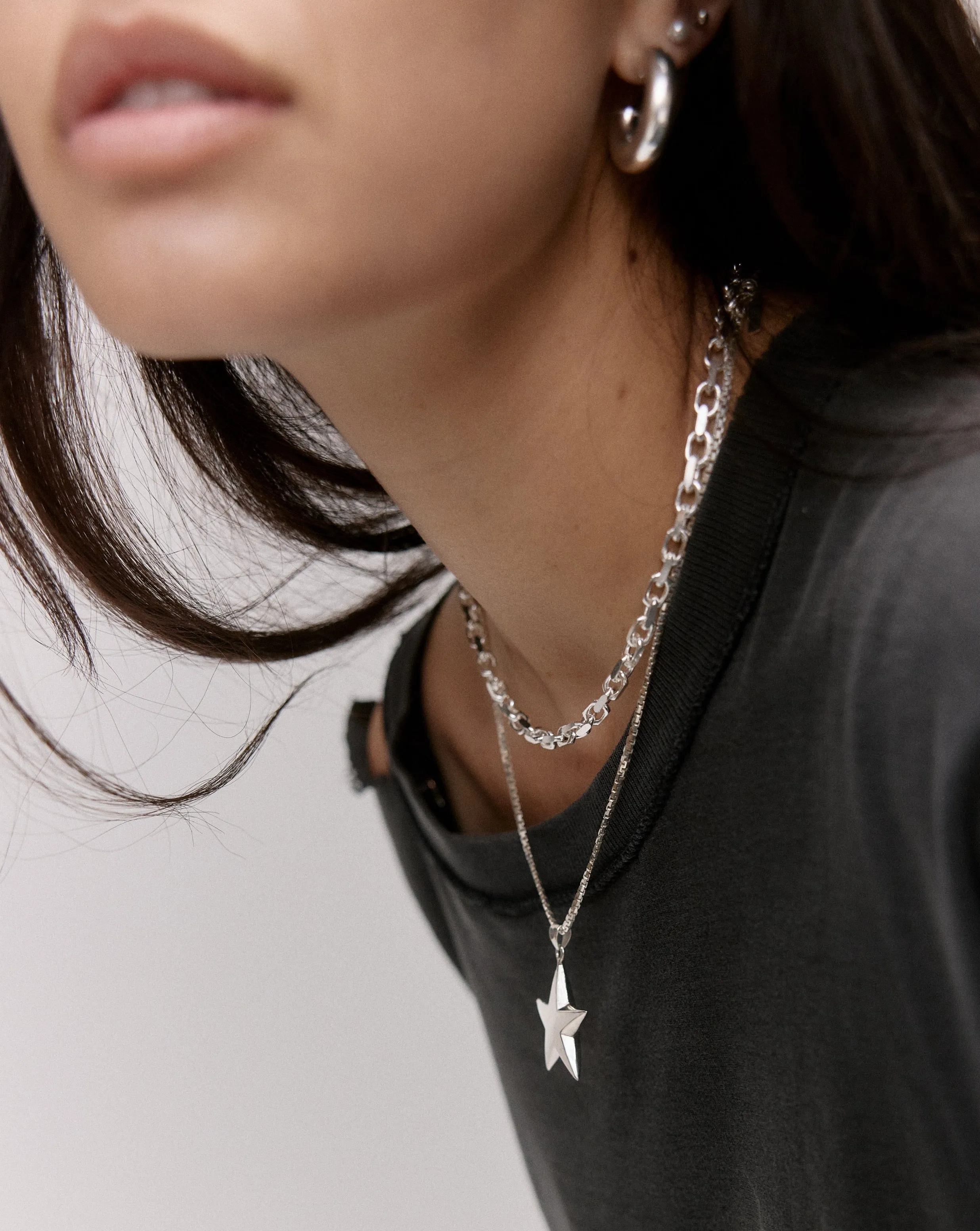 Puff Star Pendant Necklace