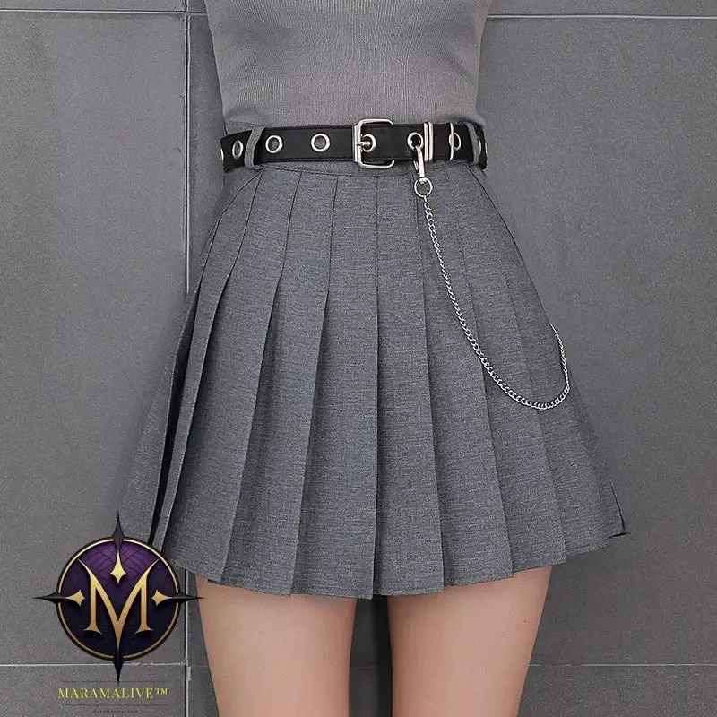Punk Style Street Skirt Pleated Skirt