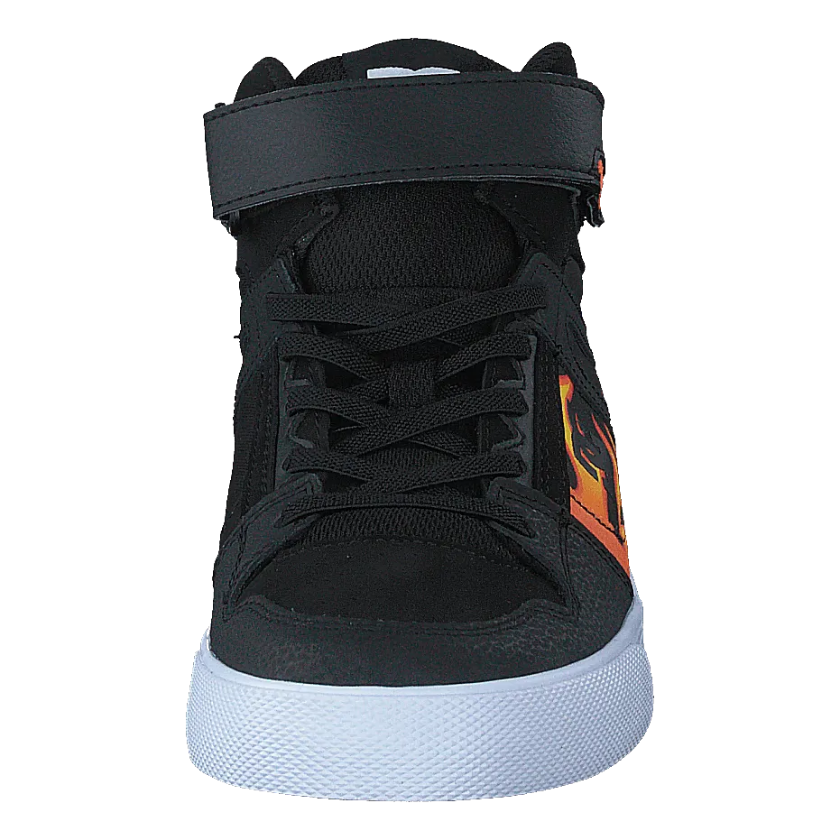 Pure High-top Ev Black/flames
