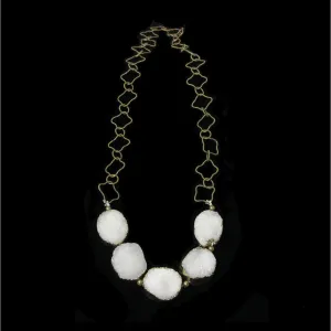 Quartz Druzy Necklace