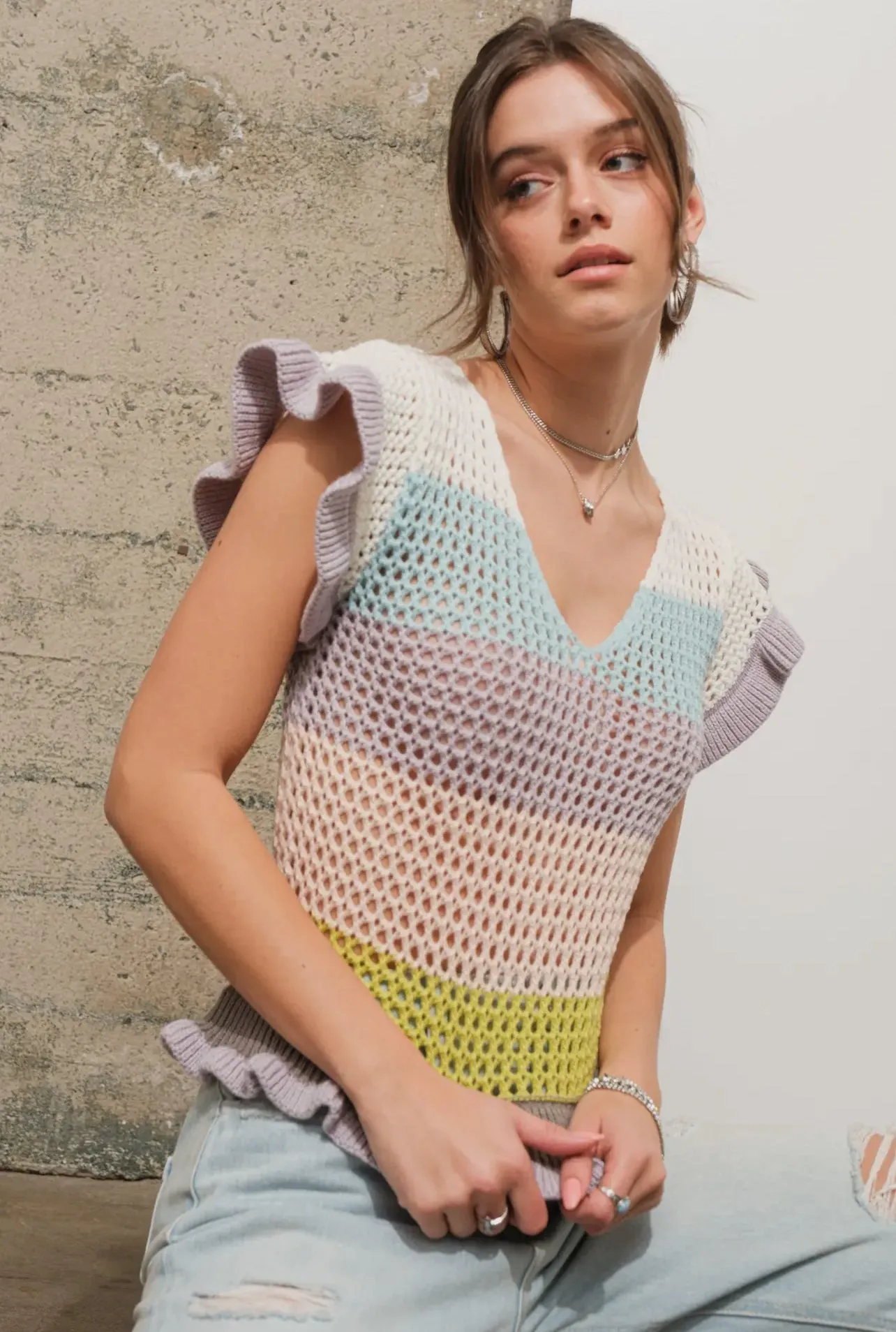 Racheal’s Ruffle Top