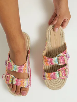 Rafia Espadrille Birky Sandal