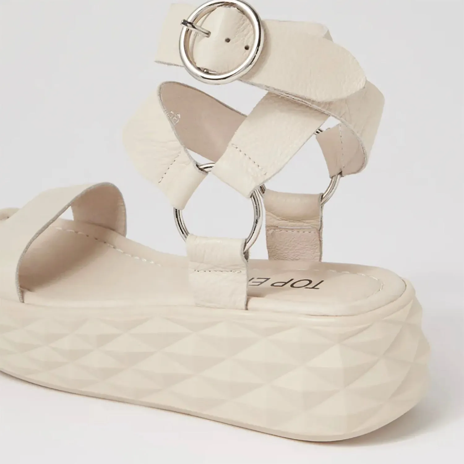 Rezso Sandal - Milk Leather - TE11