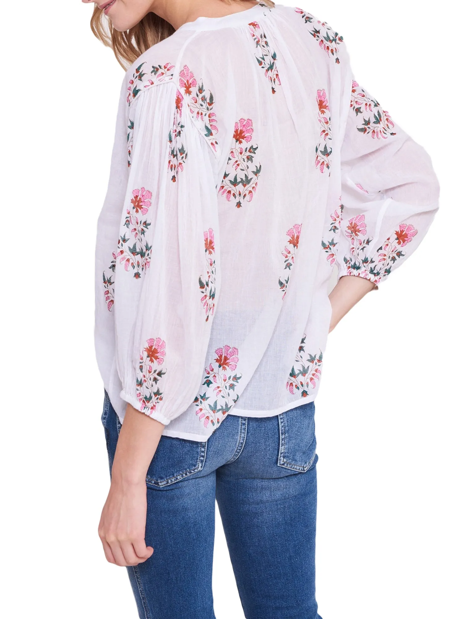 ROBERTA ROLLER RABBIT Women's Pink Arelle Laura Tunic $138 NEW