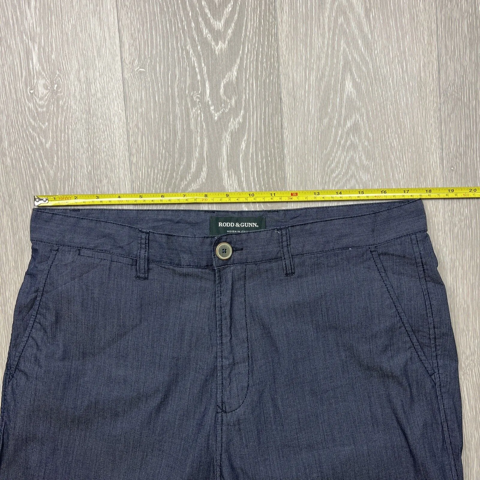 Rodd & Gunn Mens Dark Navy Chino Shorts Size 36