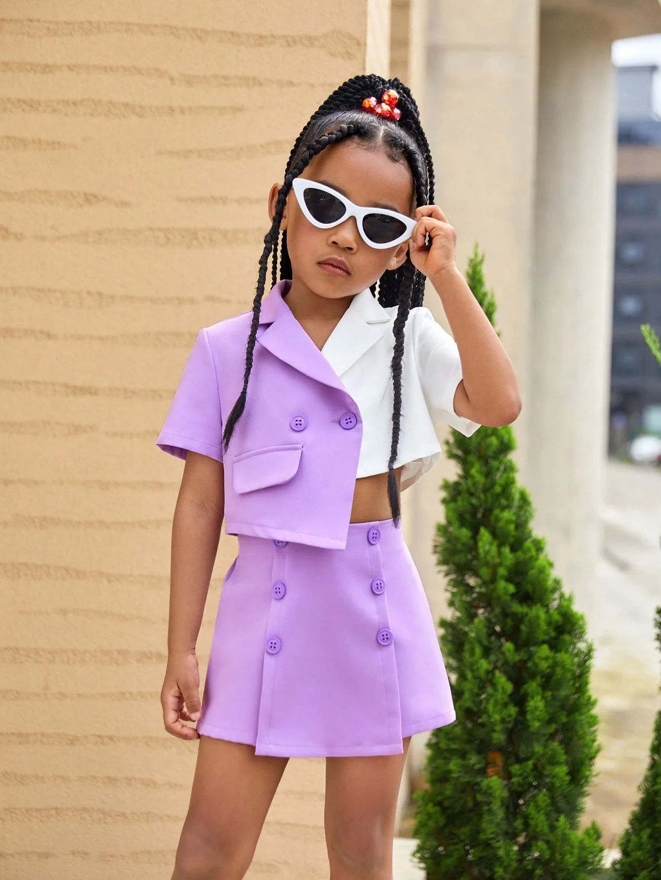 Ruffle hem top| Young Girl Asymmetrical Hem Top