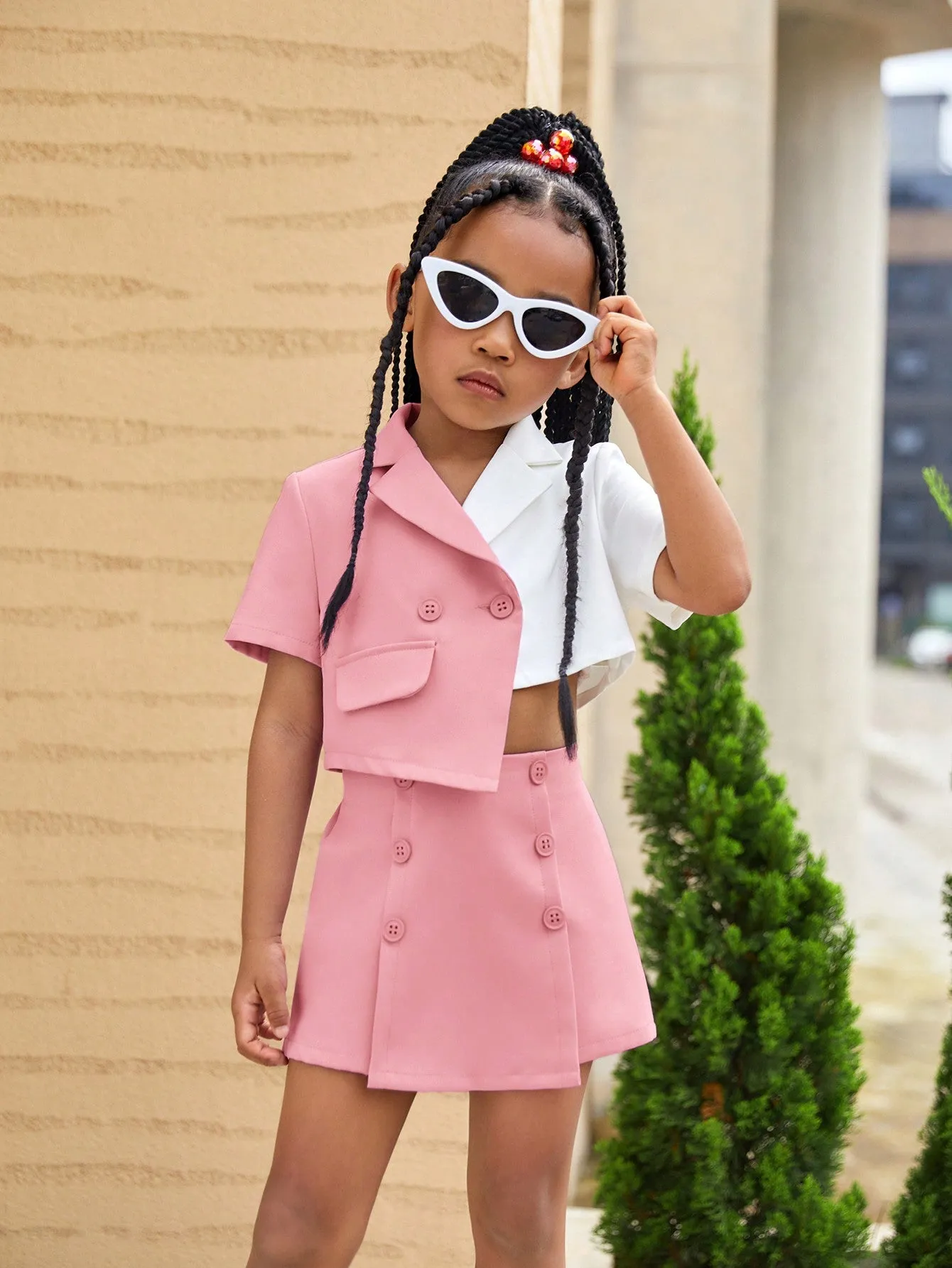 Ruffle hem top| Young Girl Asymmetrical Hem Top