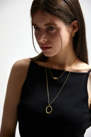 [Silver 925] Ellie's Chunky Double Layer Necklaces