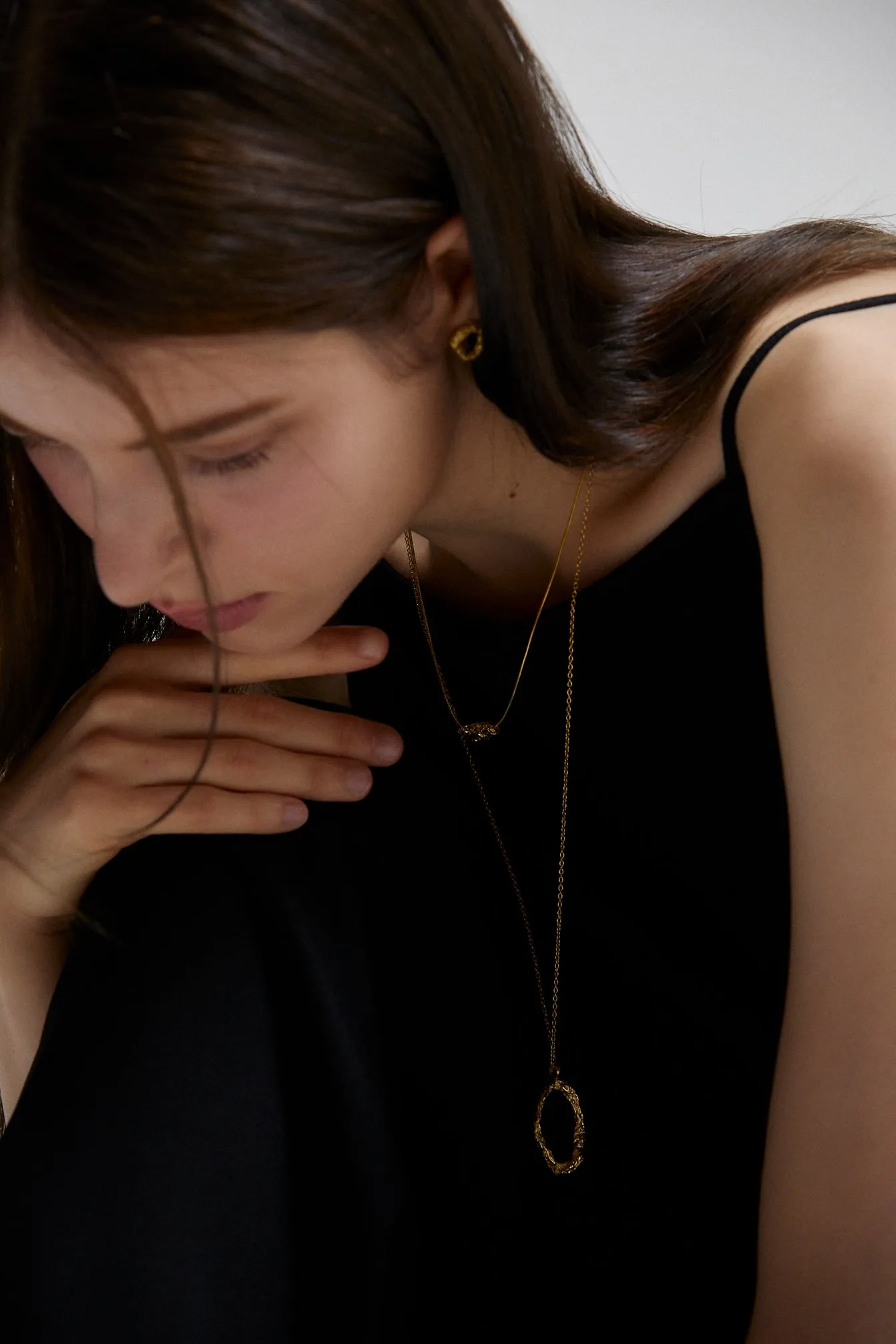 [Silver 925] Ellie's Chunky Double Layer Necklaces