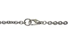 Silver Toned Etched Left Facing Full Lion Pendant Necklace