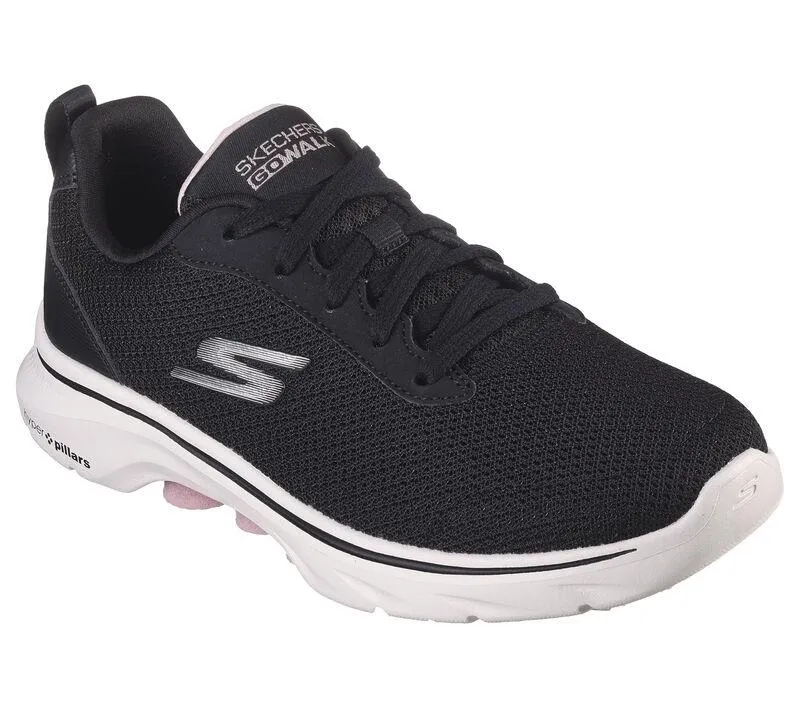 Skechers 125207 Go Walk 7 Clear Path Sneakers für Damen mit weiter Passform
