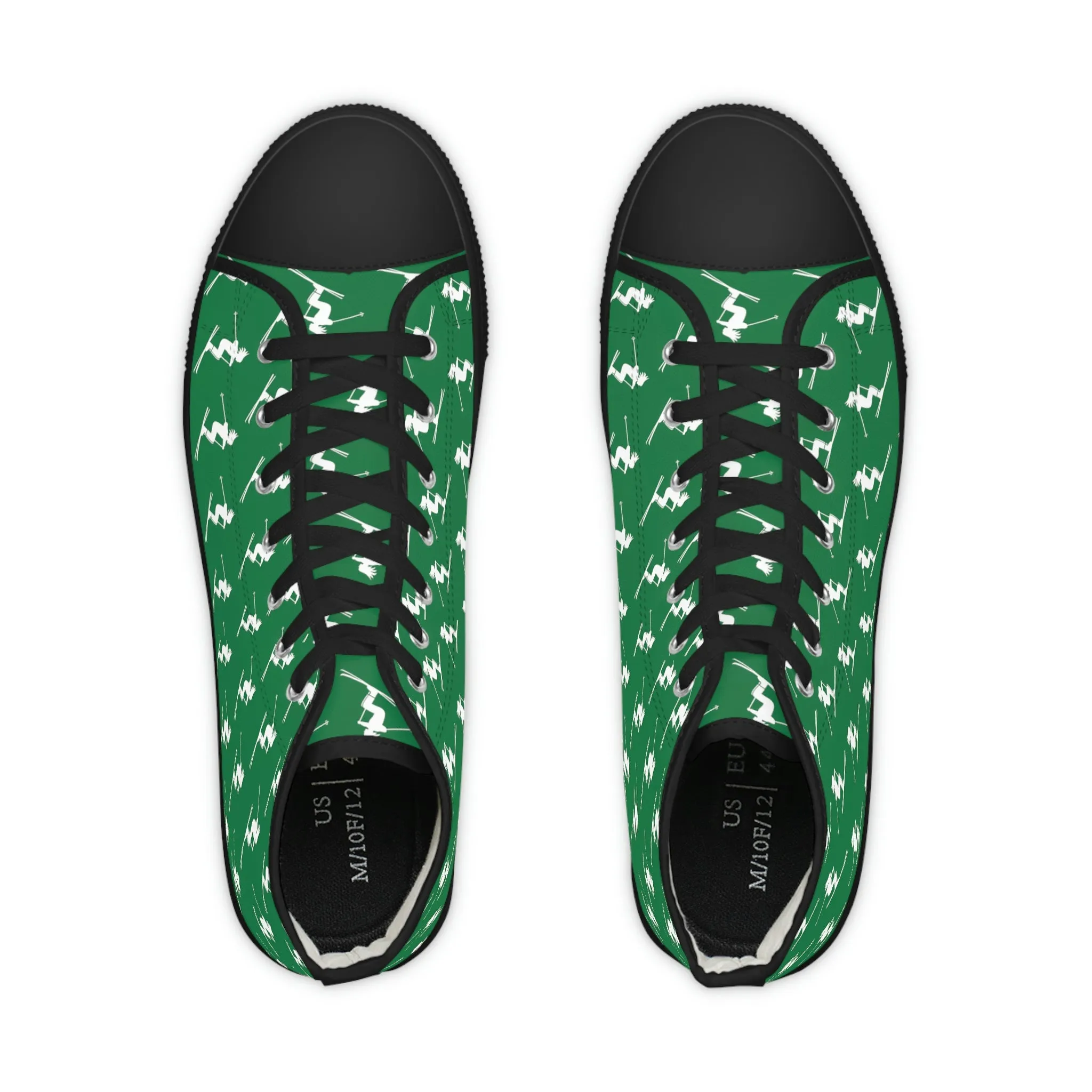 Skiers Green - High Top Sneakers