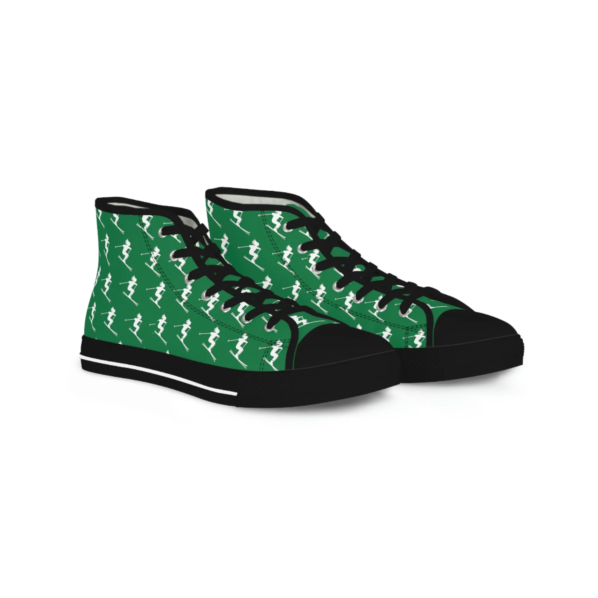 Skiers Green - High Top Sneakers