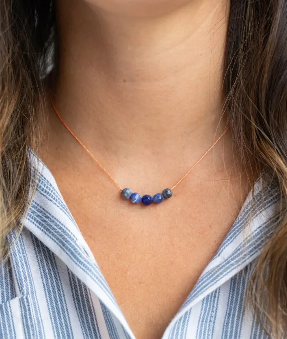 Sodalite Big Wishes Necklace for Confidence