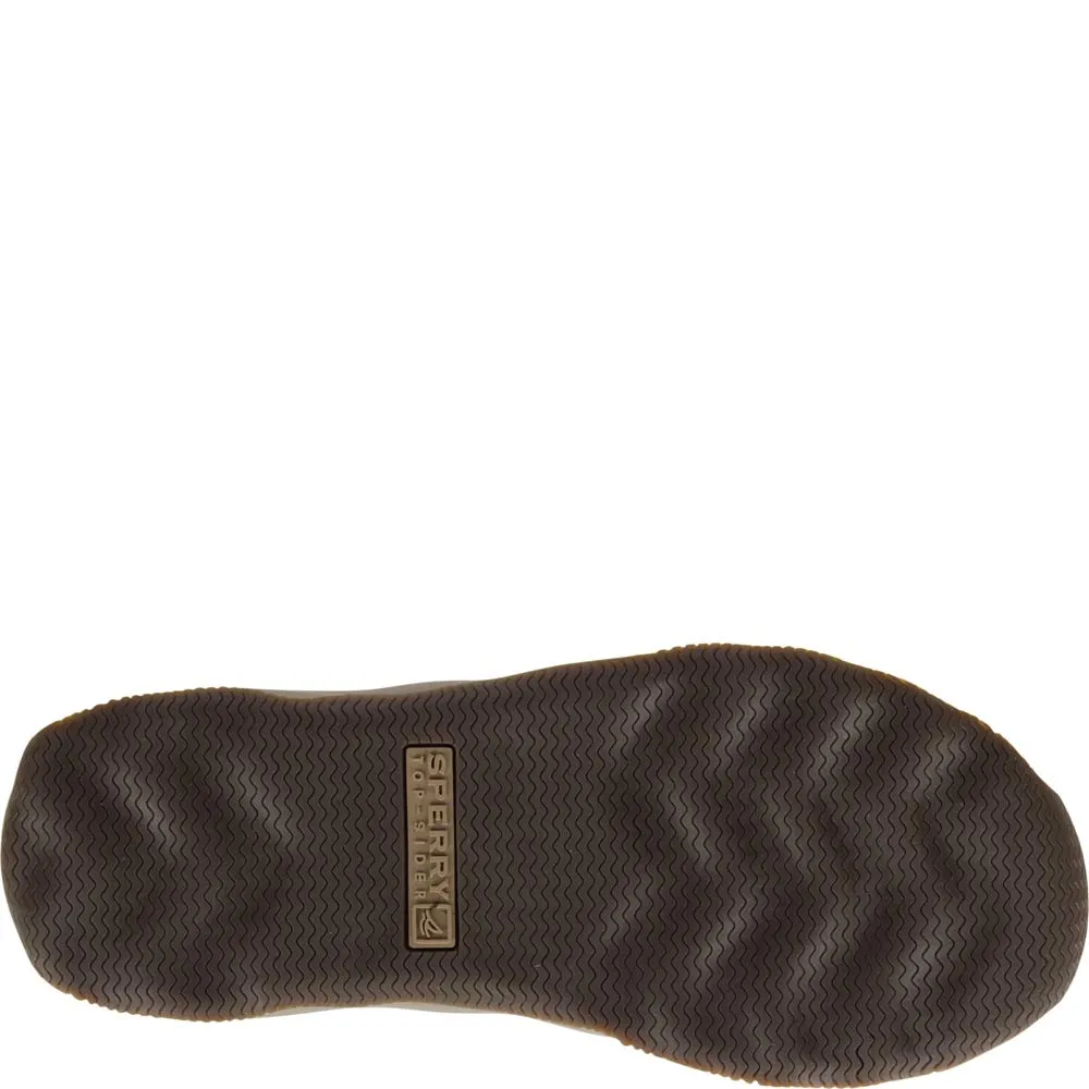 Sperry Mens Outer Banks Thong Sandals, Brown, 8