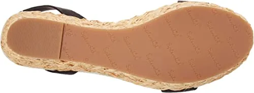 Splendid Women's Marie Espadrille Wedge Sandal, BLKLEA, 10 M US