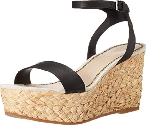 Splendid Women's Marie Espadrille Wedge Sandal, BLKLEA, 9.5 M US