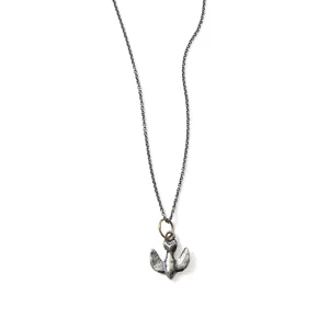 STERLING SILVER SMALL CABLE NECKLACE