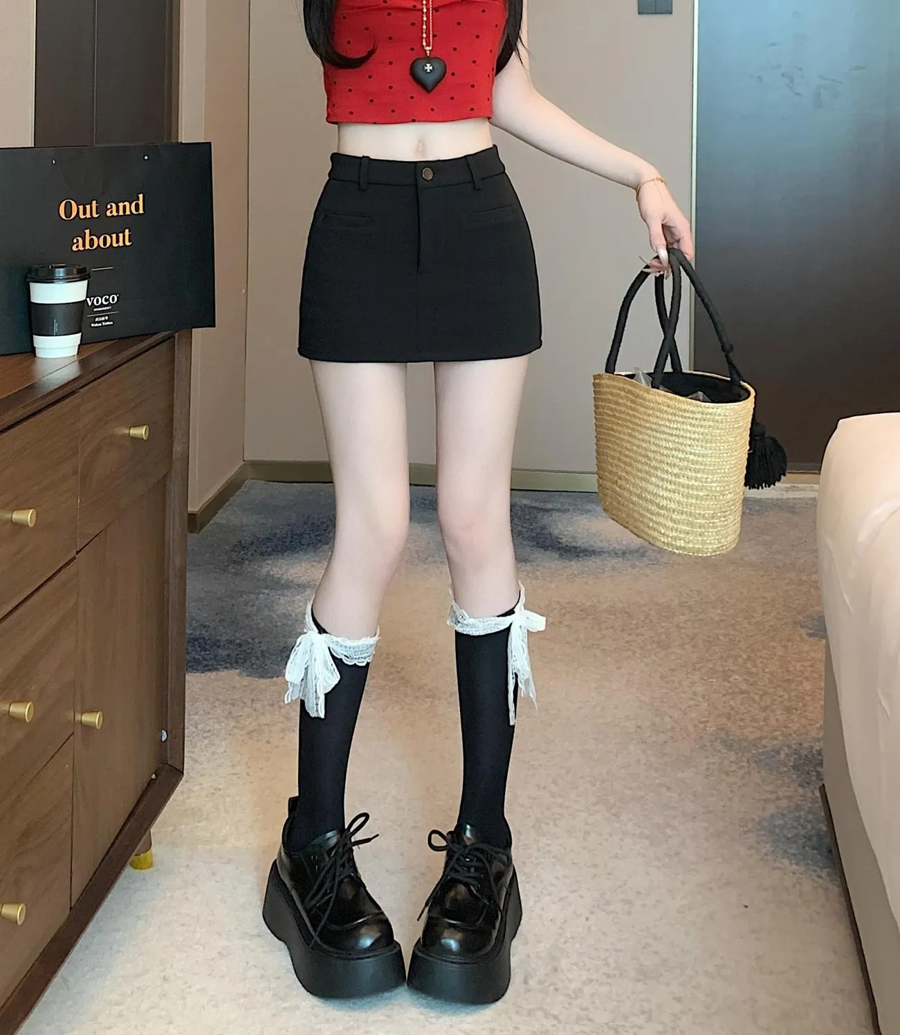 Stylish Bodycon Chino Shorts with a High Waisted Design