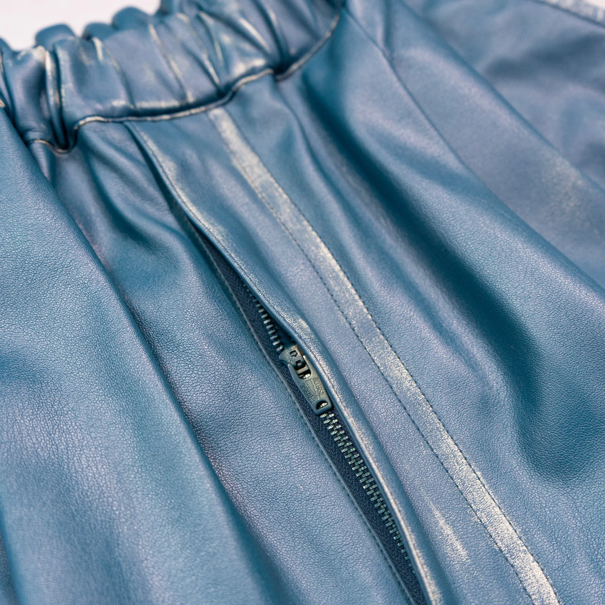 SYNTHETIC LEATHER SHORTS
