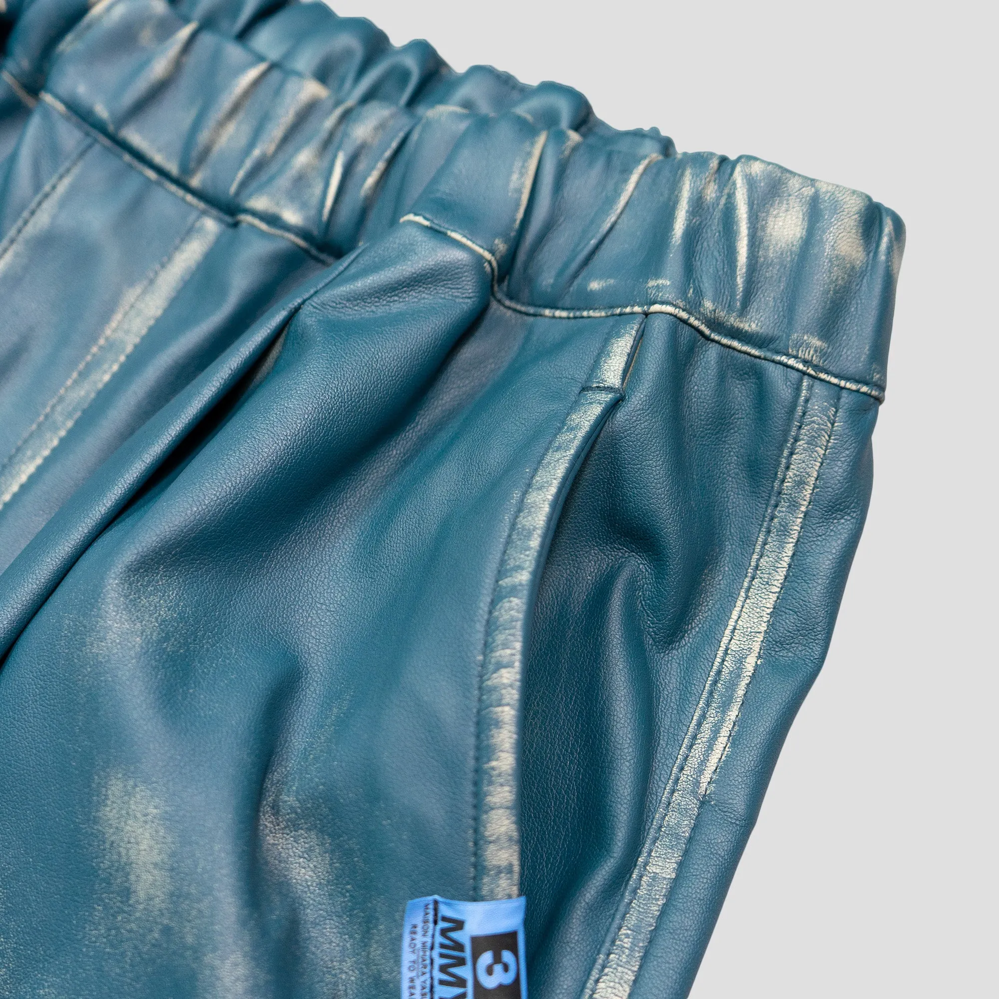 SYNTHETIC LEATHER SHORTS