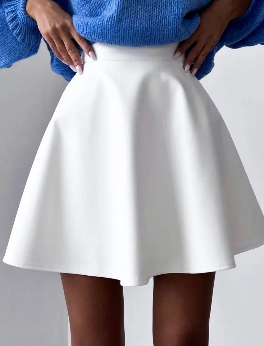 Temperamental All-match A- Line Skirt